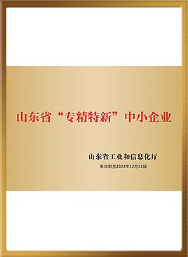 山東省“專精特新”中小企業